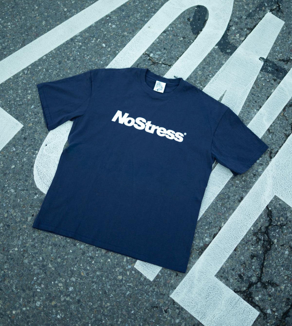No Stress T-Shirt Blue