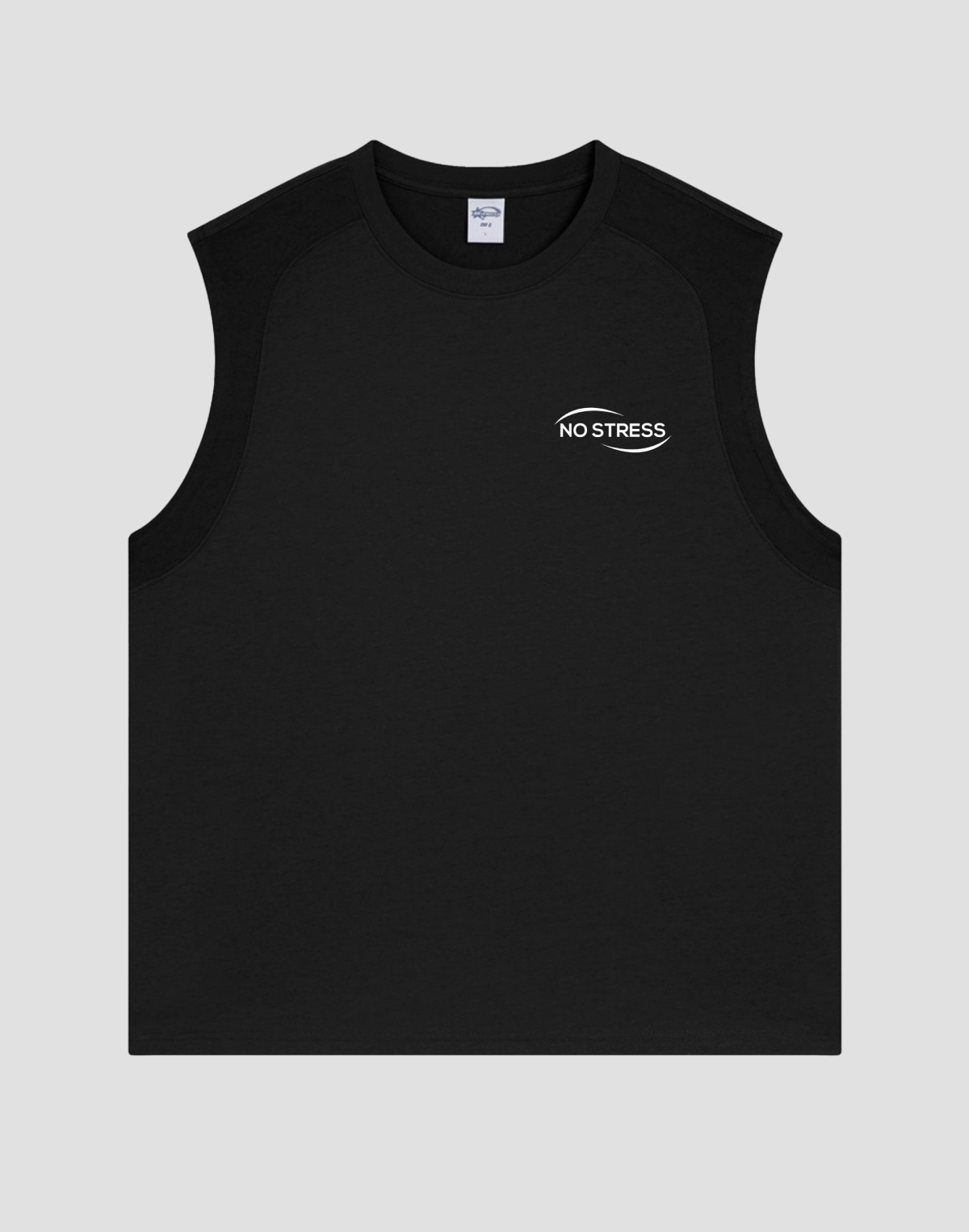 No Stress Tank Top – Schwarz