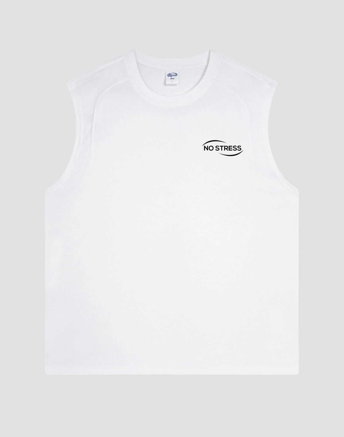 No Stress Tank Top – Weiss